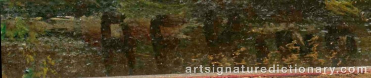 Signature by Albert Francis KING