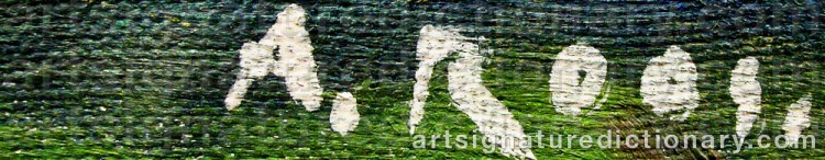 Signature by Alexander ROOS