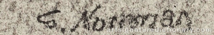 Signature by Gunnar NORRMAN