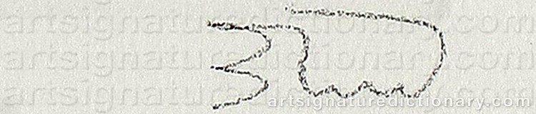 Authentic signature by Ingemar ‘Blaziuz’ SELANDER on  artwork