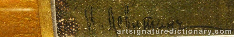 Forged signature of Isaac Illich LEVITAN