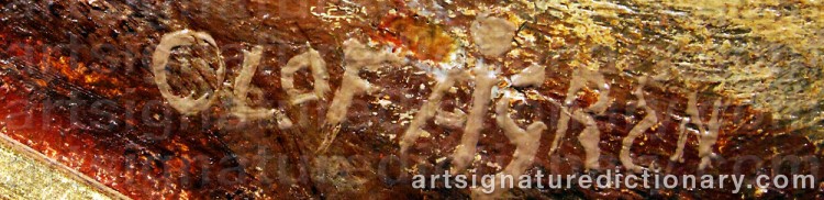 Signature by Olof ‘Olle’ ÅGREN