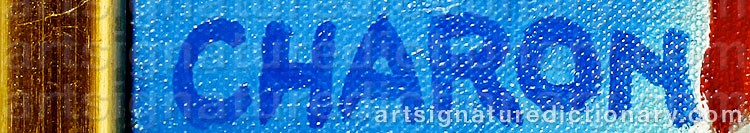 Authentic signature by Guy CHARON on Painting/Watercolour artwork