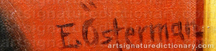 Signature by Emil ÖSTERMAN