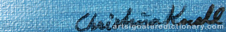 Signature by Christina KNALL