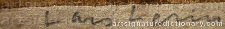 Signature by Lars LERIN