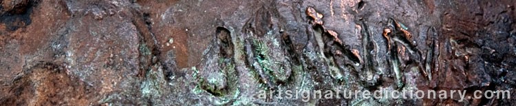 Authentic signature by Tapio JUNNO on  artwork