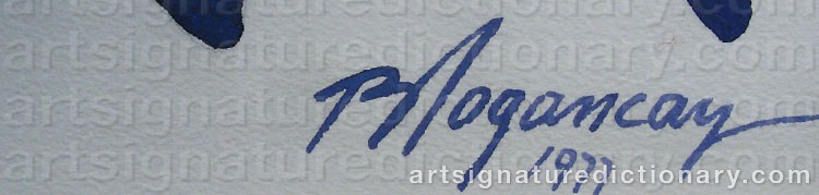 Signature by Burhan DOGANÇAY
