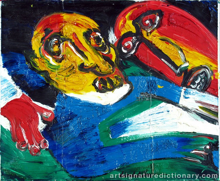 Close-up details showing Bengt LINDSTRÖM signature forgery characteristics