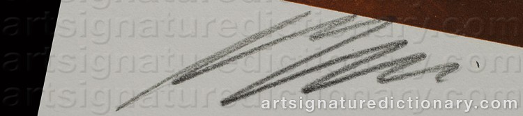 Authentic signature by Hans ERNI on Drawing/Graphic/Print artwork
