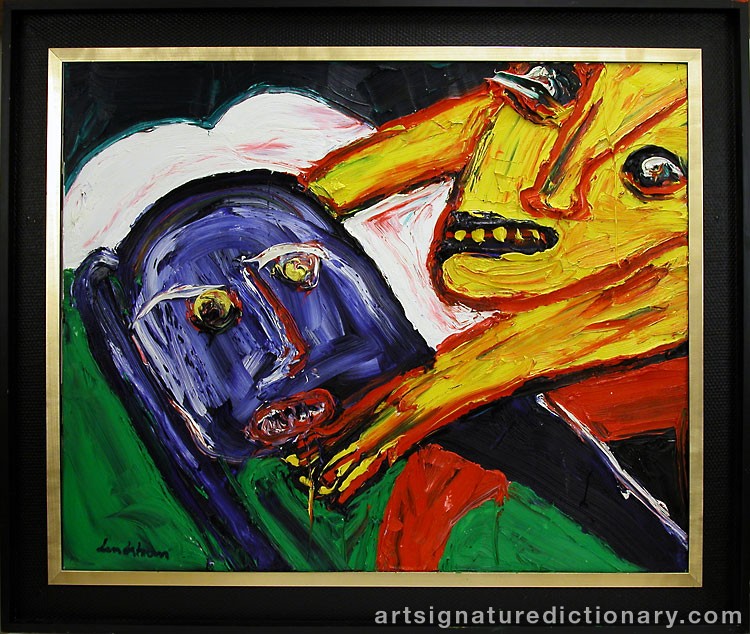 Close-up details showing Bengt LINDSTRÖM signature forgery characteristics