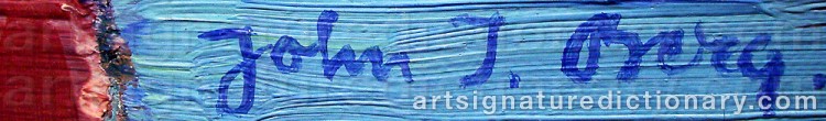 Signature by John Ivar BERG