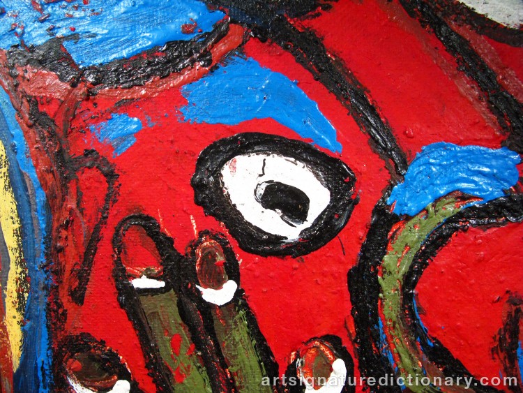 Close-up details showing Bengt LINDSTRÖM signature forgery characteristics