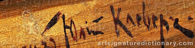 Signature by Yuliy Yulyevich KLEVER