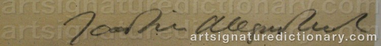 Signature by Joakim ALLGULANDER