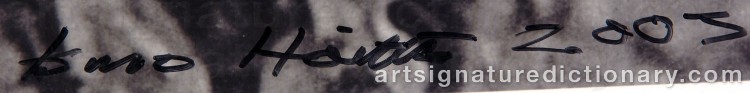 Authentic signature by Ismo HÖLTTÖ on Drawing/Graphic/Print artwork
