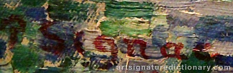 Signature by Paul SIGNAC