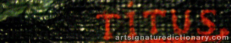 Signature by Titus WIKSTRÖM