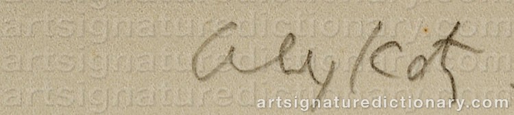 Signature by Alex KATZ