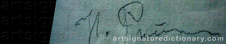 Signature by Ilya Efimovich REPIN