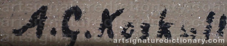 Signature by Anders Gustaf KOSKULL
