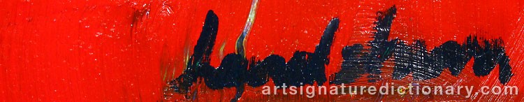 Close-up details showing Bengt LINDSTRÖM signature forgery characteristics