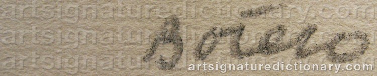 Signature by Fernando BOTERO