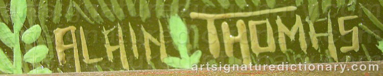 Signature by Alain THOMAS