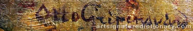 Signature by Otto GRIPENSVÄRD