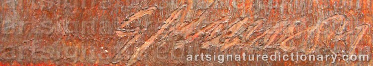 Signature by Gunnar JOHANSSON