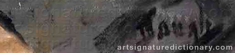 Authentic signature by Frederick Judd WAUGH on Painting/Watercolour artwork