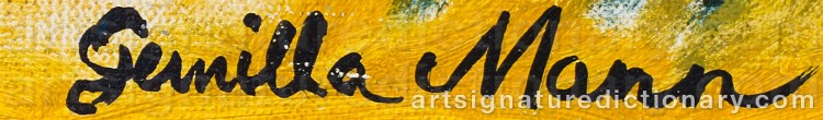 Signature by Gunilla MANN