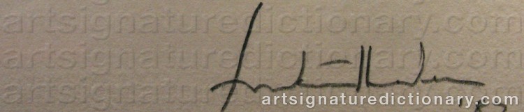 Signature by Helen FRANKENTHALER