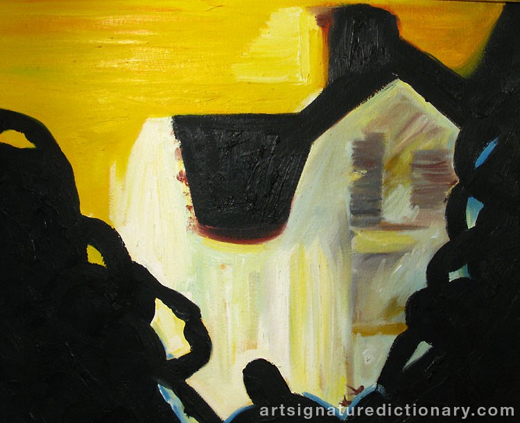 Close-up details showing Peter DAHL signature forgery characteristics