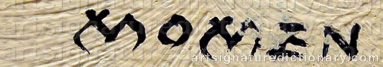 Signature by Karl MOMEN