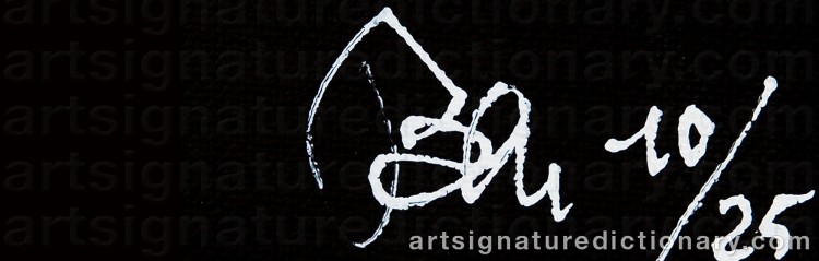 Signature by Benajmin ‘Ben’ VAUTIER