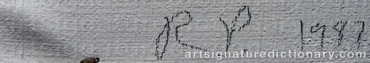 Signature by Richard PETTIBONE