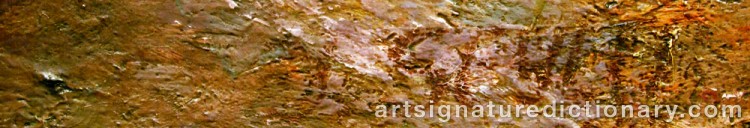 Authentic signature by Julius SEYLER on artwork