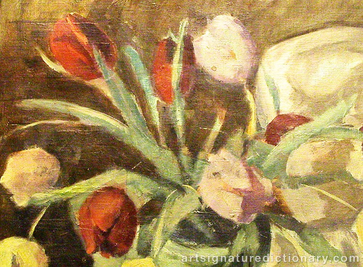 Close-up details showing Helmer OSSLUND signature forgery characteristics