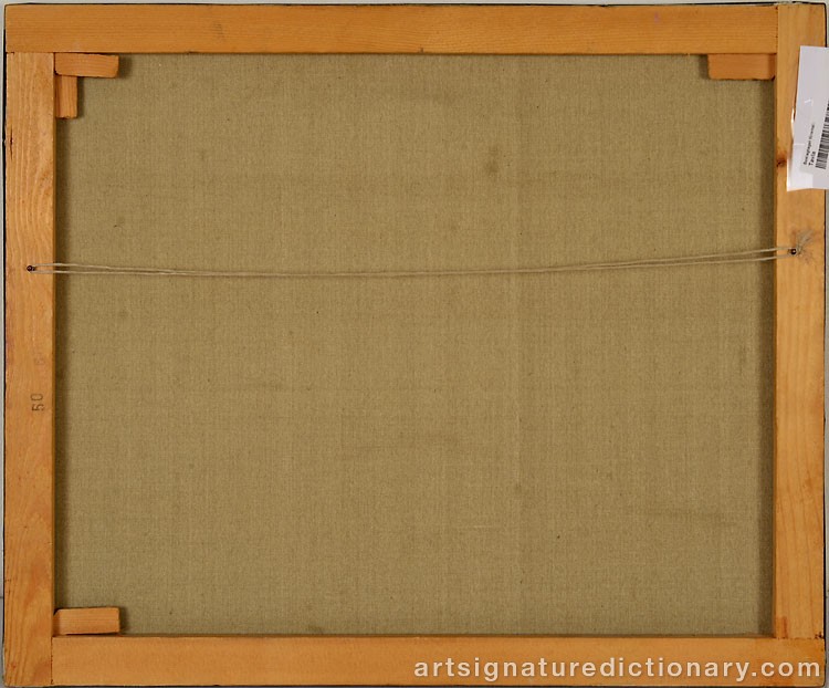 Close-up details showing Lars LERIN signature forgery characteristics