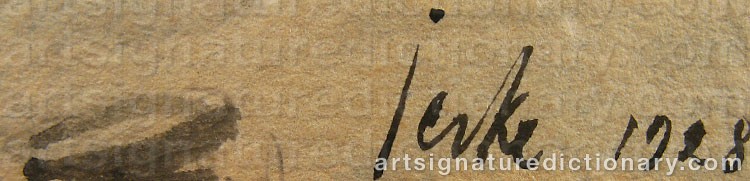 Signature by Erik JERKEN