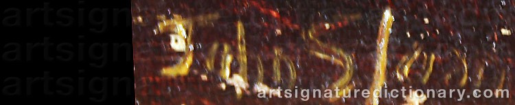 Authentic signature by John French SLOAN on Painting/Watercolour artwork