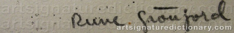 Signature by Rune GRÖNJORD