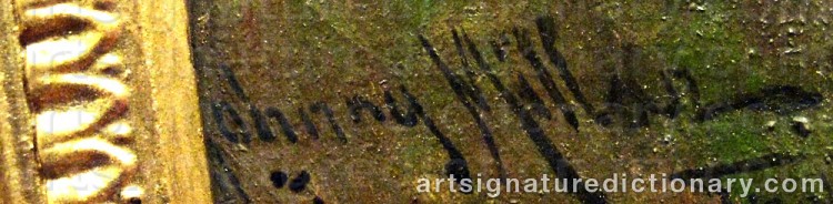 Signature by Johnny MILLAR