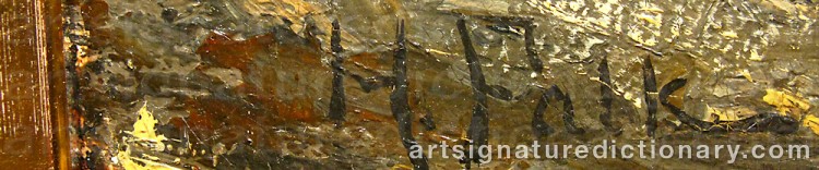Signature by Hjalmar FALK