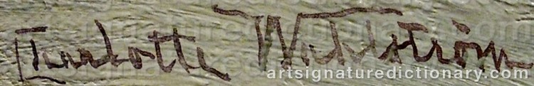 Signature by Charlotte WAHLSTRÖM