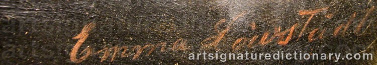 Signature by Emma LÖWSTÄDT-CHADWICK