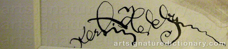 Signature by Kerstin HEDEBY