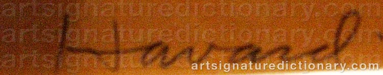 Signature by James HAVARD