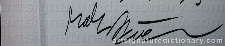 Signature by Mats BÄCKER